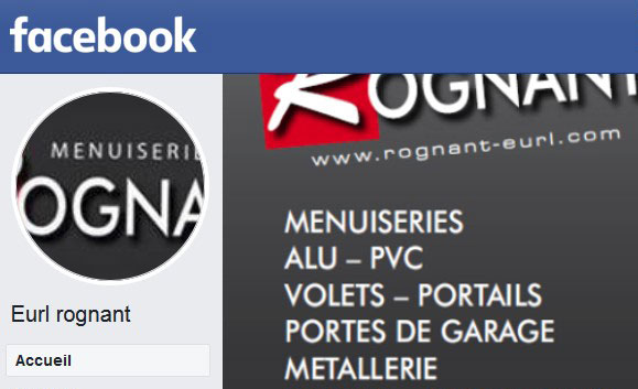 Votre menuiserie sur Facebook